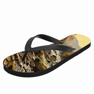 Men White River Gorge Impressionism Flip Flop Slippers