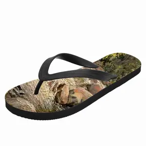 Men Rocky River Realism Impressionism Flip Flop Slippers