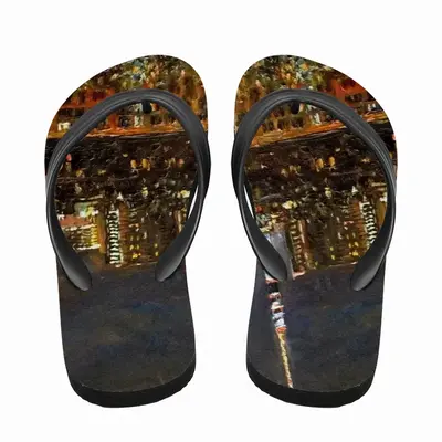 Men Moscow Tv Tower Flip Flop Slippers