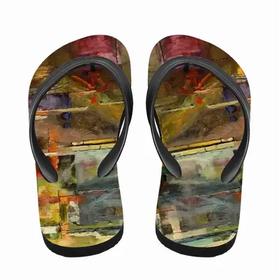 Men Glass Still Life Avant-Garde Flip Flop Slippers