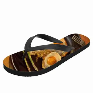 Men Fried Eggs Modern Flip Flop Slippers