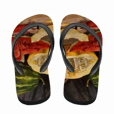 Men Juicy Sweet Tasty Still Life Flip Flop Slippers