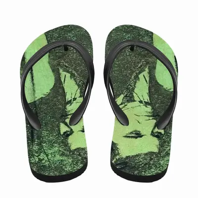 Men Violette Morris Green Flip Flop Slippers