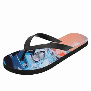 Men Lancia Stratos Flip Flop Slippers