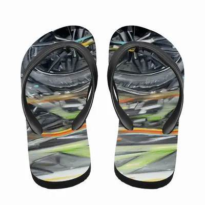 Men Lamborghini Huracan Crash Flip Flop Slippers