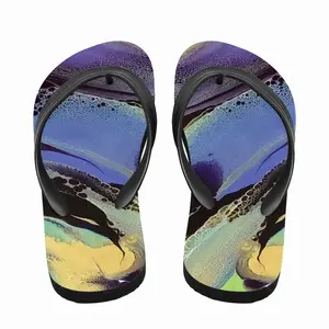 Men Purple Moments Flip Flop Slippers