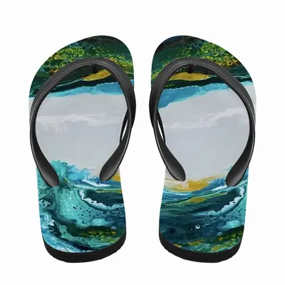 Men Barrel Wave Flip Flop Slippers