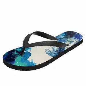 Men Large Choppy Wave Flip Flop Slippers