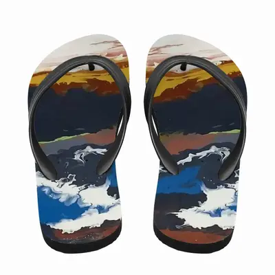 Men California Burning Flip Flop Slippers