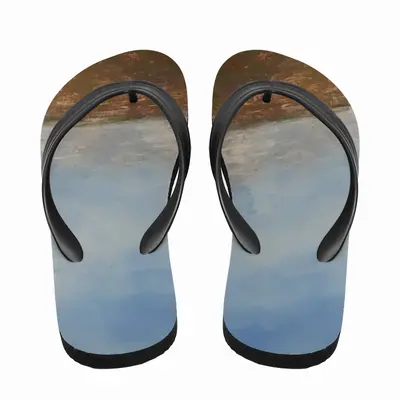 Men Green Landscape Flip Flop Slippers