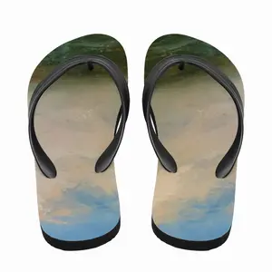 Men Green Landscape No3 Flip Flop Slippers