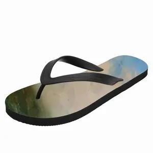 Men Green Landscape No3 Flip Flop Slippers