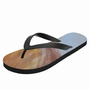 Men Red Trees Landscape Flip Flop Slippers