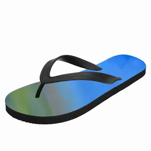 Men Watching The Sunset Flip Flop Slippers