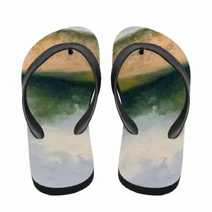 Men Countryside Impressionist Landscape No 2 Flip Flop Slippers