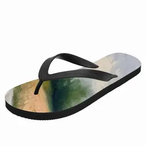 Men Countryside Impressionist Landscape No 2 Flip Flop Slippers