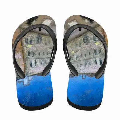 Men Good Night Montmatre- Paris Nocturne Flip Flop Slippers