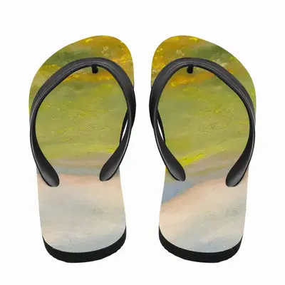 Men Flower Field Flip Flop Slippers