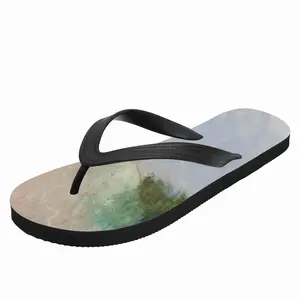 Men Countryside Impressionist Landscape Flip Flop Slippers