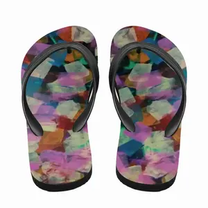 Men Florist Flip Flop Slippers