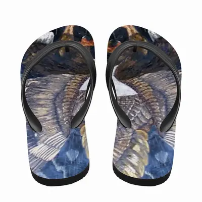 Men Eagle Scratch Flip Flop Slippers