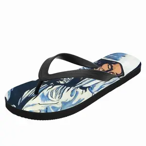 Men Grieving Madonna Flip Flop Slippers