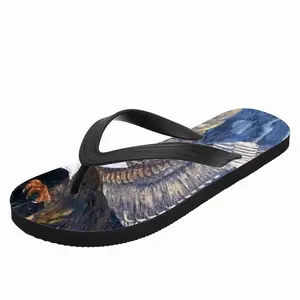 Men Eagle Scratch Flip Flop Slippers