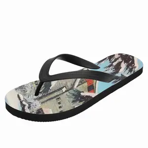 Men Winter Cathedral Flip Flop Slippers