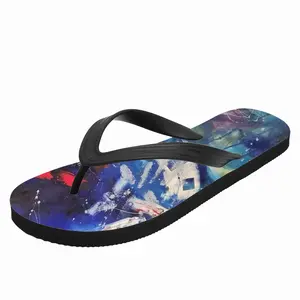 Men Space Station Flip Flop Slippers