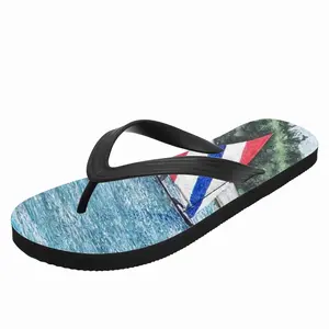 Men Sailboat At Holmes Flip Flop Slippers