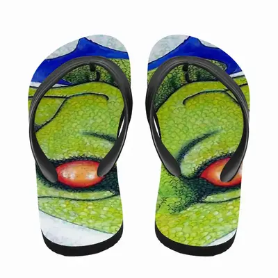 Men Red Eyed Yahwen Flip Flop Slippers