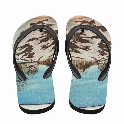 Men Oval Sidetrack Flip Flop Slippers