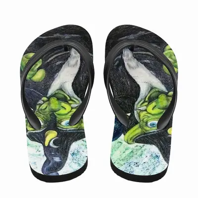 Men Lizard Wizard Flip Flop Slippers