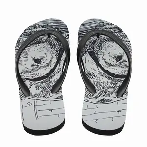 Men Kilroy Cow Flip Flop Slippers