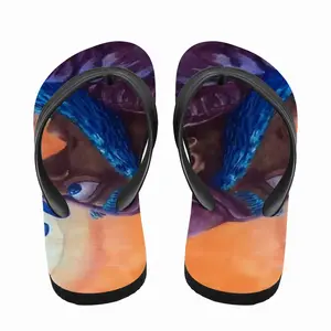 Men Glowing Orb Wizard Flip Flop Slippers