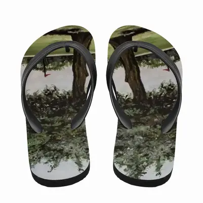 Men Golf Course Tree Flip Flop Slippers