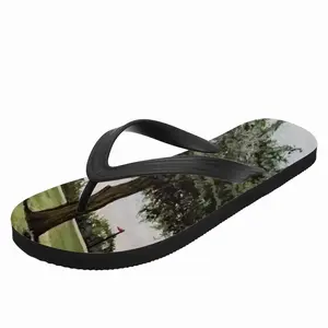 Men Golf Course Tree Flip Flop Slippers