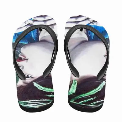 Men Flower Child Flip Flop Slippers