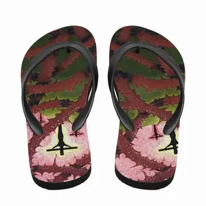 Men Calvary Through Thorns Flip Flop Slippers