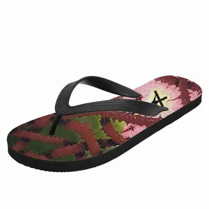 Men Calvary Through Thorns Flip Flop Slippers