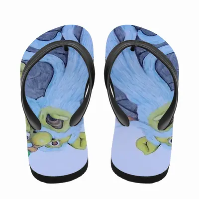 Men Baby Blue Beard Wizard Flip Flop Slippers