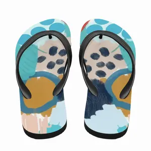 Men Impressionist Flip Flop Slippers