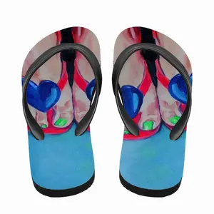 Men Hearts Flip Flop Slippers