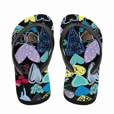 Men Saint Hearts Flip Flop Slippers