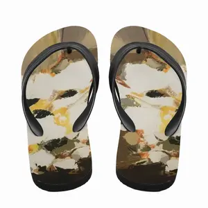 Men Bouquet Of Flowers Flip Flop Slippers