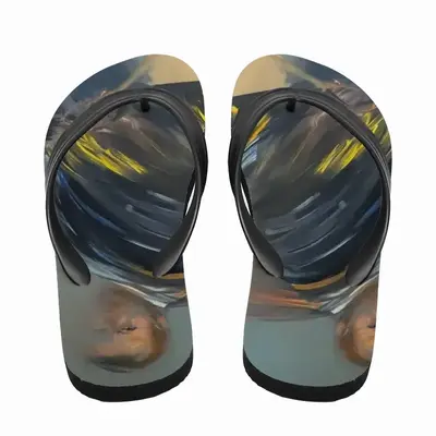 Men Hommage À Van Gogh Flip Flop Slippers