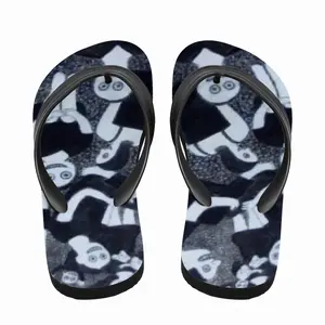 Men Down On The Beach Flip Flop Slippers