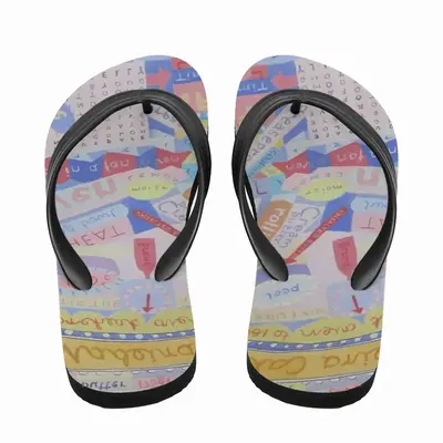 Men Madeira Cake Flip Flop Slippers