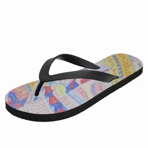 Men Madeira Cake Flip Flop Slippers