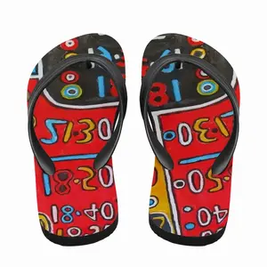 Men Chart Flip Flop Slippers